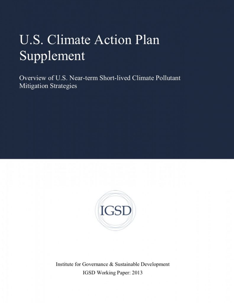 US SLCP Climate Action Supplement